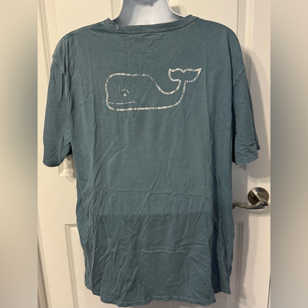 Vineyard Vines Teal Short Sleeve Tee - Picture 2 of 5